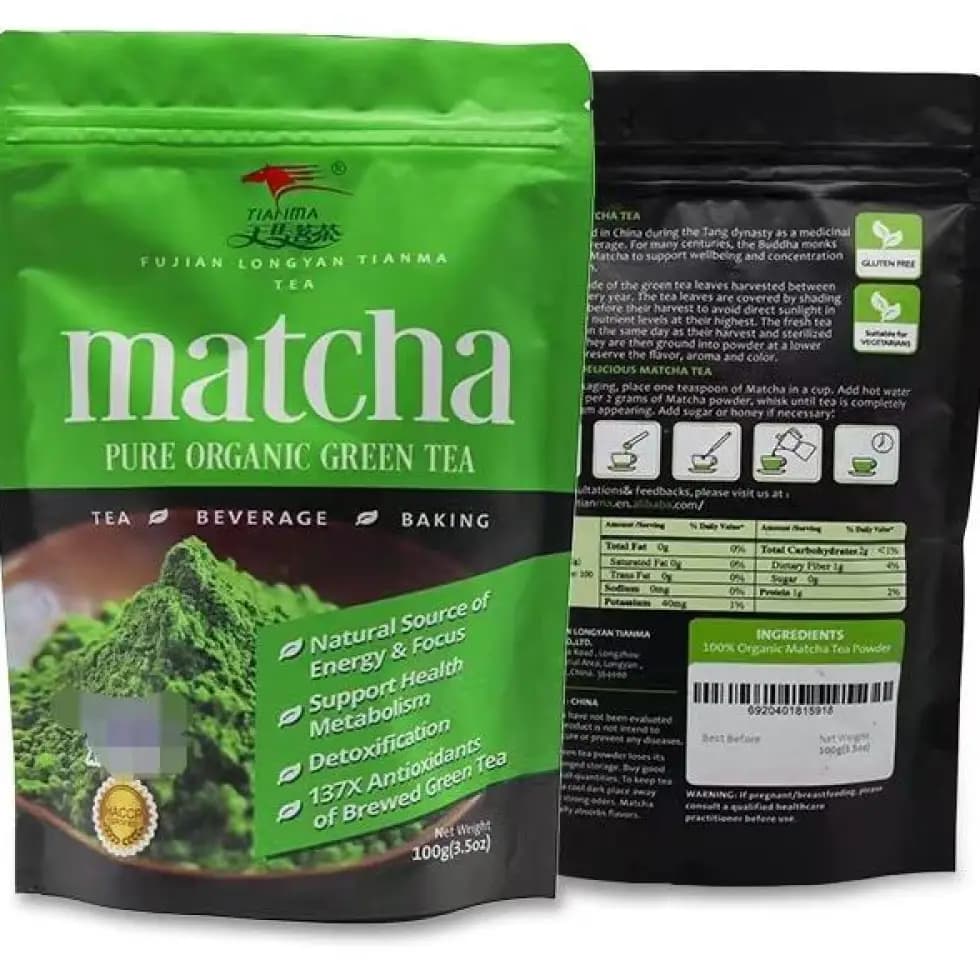Matcha Organic Green Tea (100g) - View 4